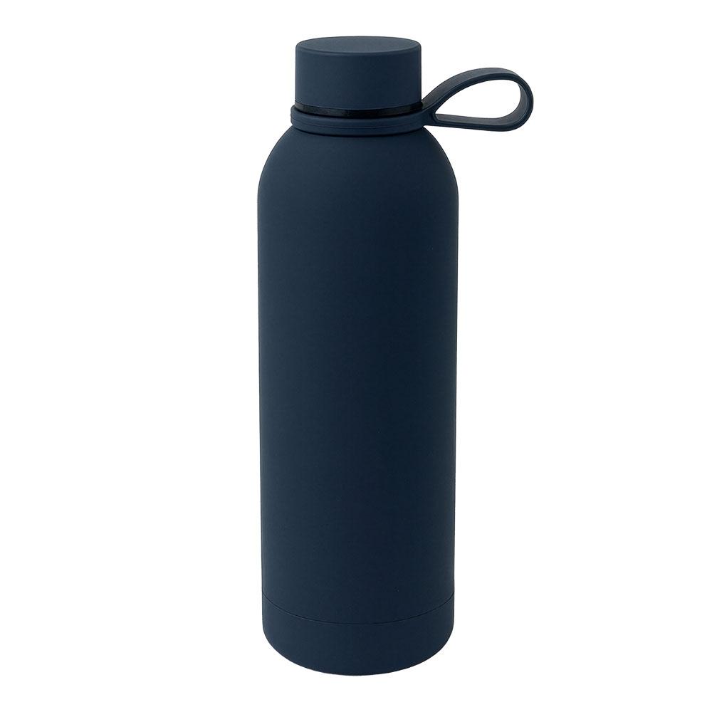 Bouteille thermique en acier inoxydable avec finition caoutchoutee 500 ml Bouteille thermique en acier inoxydable avec finition caoutchoutee 500 ml
