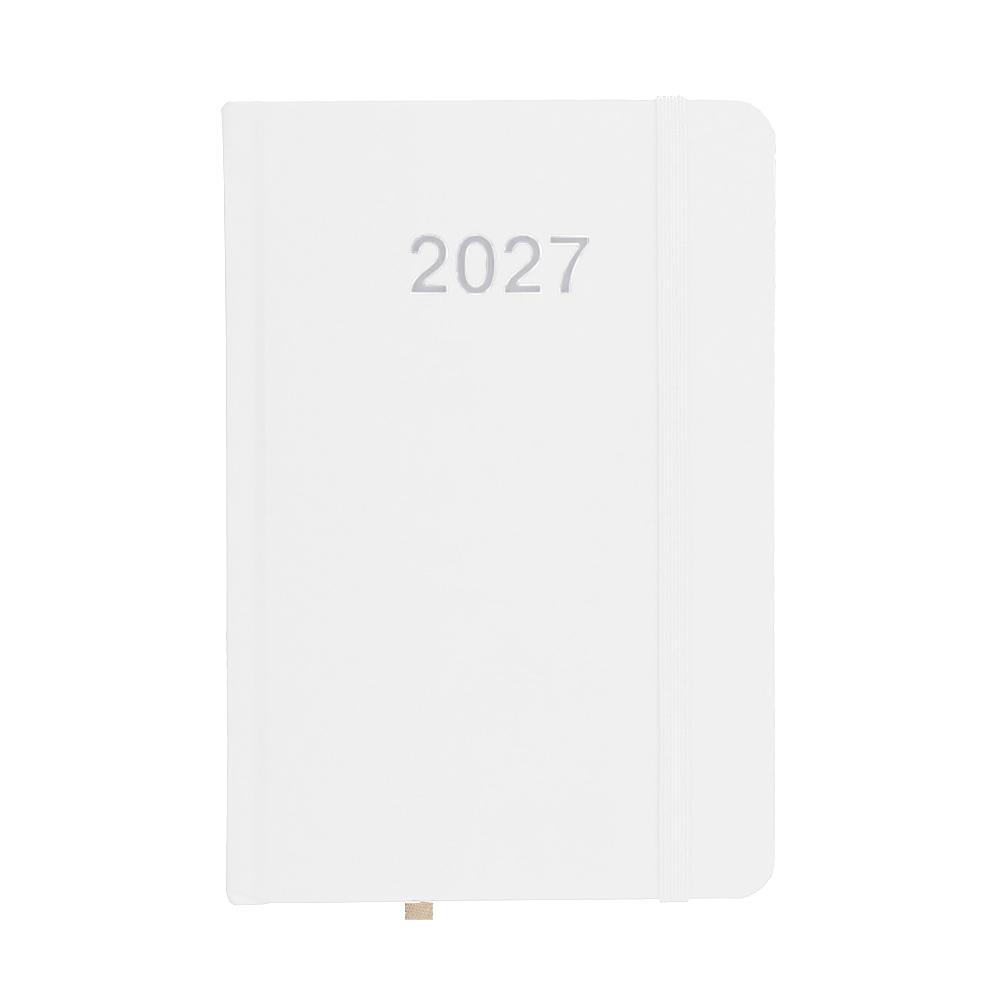 Agenda journalier 2027, couverture rigide en carton laminé Agenda journalier 2027, couverture rigide en carton laminé